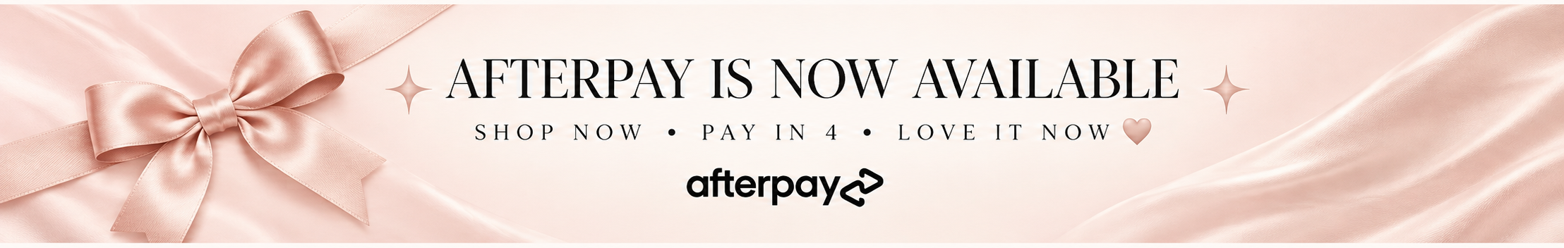Afterpay is now available at JG Beauty