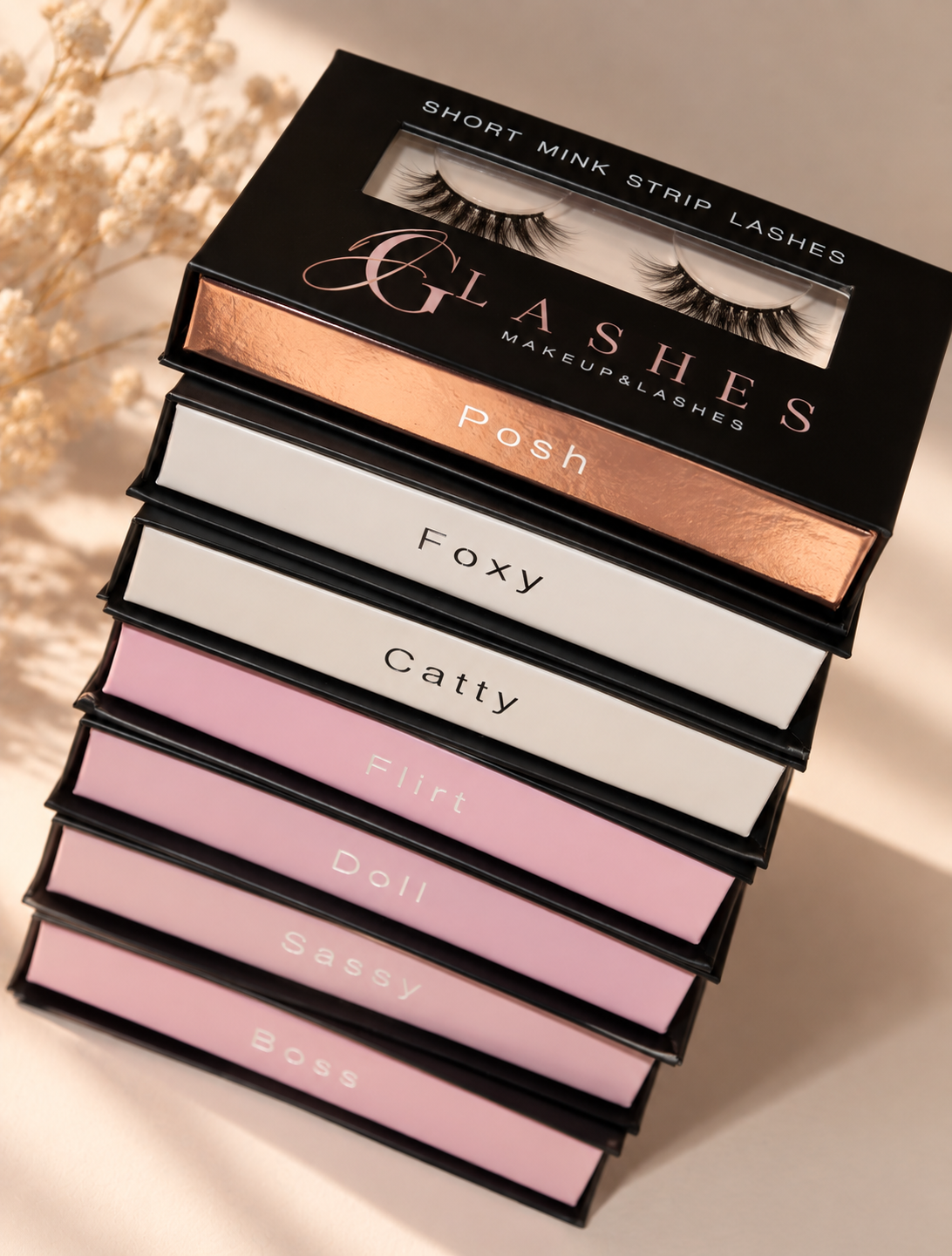 BULK MIX STRIP LASHES (For MUA) (20 Pairs)