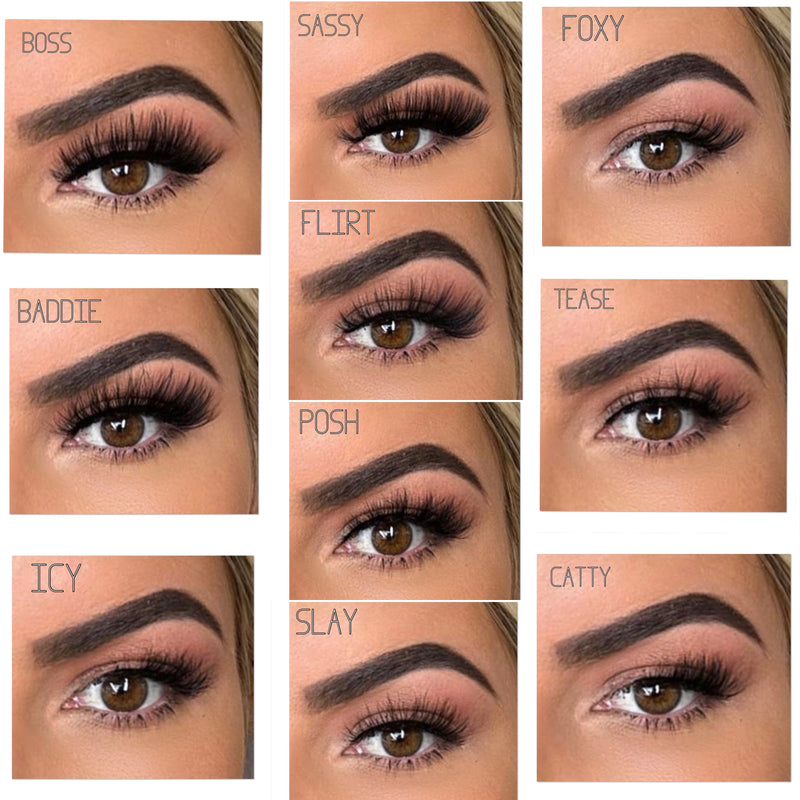 BULK MIX STRIP LASHES (For MUA) (20 Pairs)